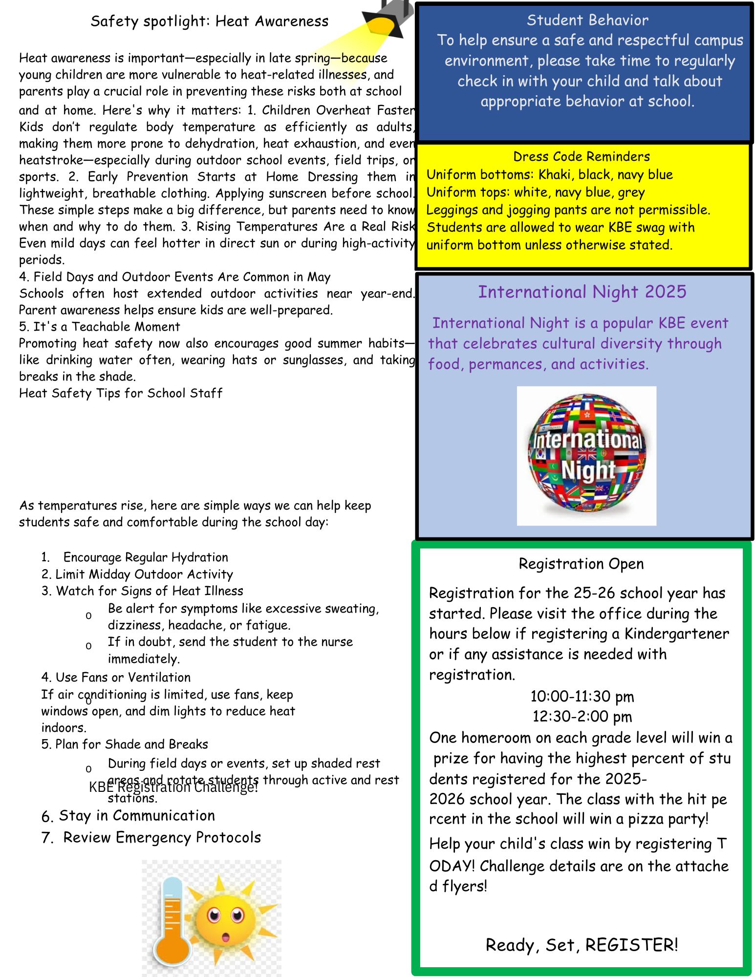 May Parent Note